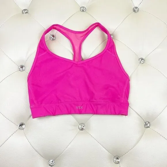BUY 1 GET 1 FREE VS hot pink sports bra small - Picture 1 of 14